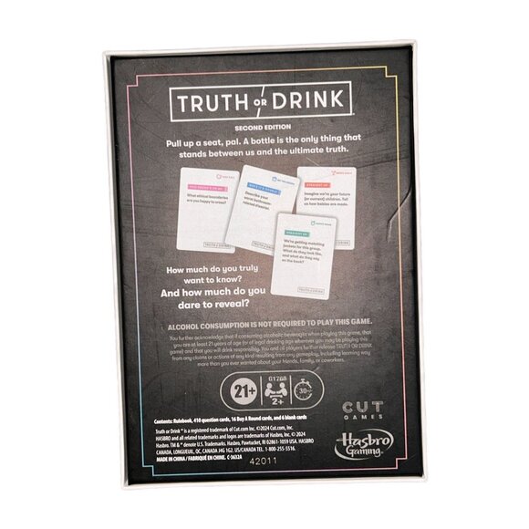 CUT Games Truth or Drink Card Game - Picture 3 of 9